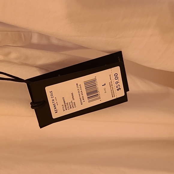 Kenneth Cole Long Sleeve Quater Button NWT - Picture 4 of 4